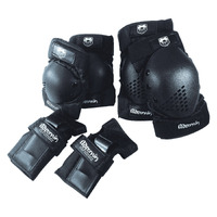 Adrenalin Skate Protection Youth Large BLACK - Knees, Elbow, Wrist Guard
