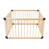 Kiddy Cots Link 100 Wooden Square Playpen 110cm