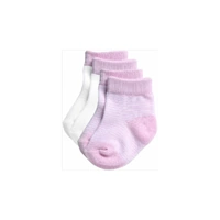 Playette Preemie Fashion Socks Pink/White 2pk 1308504
