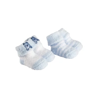 Playette Chenille Bootie Socks Blue 2pk 1328531