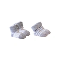 Playette Chenille Bootie Socks Grey 2pk 1328532