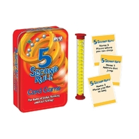 University Games 5 Second Rule Card Game in Tin 04475TIN