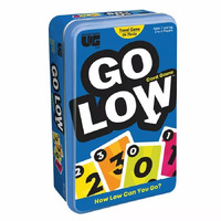 University Games Go Low Card Game in Tin