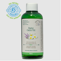 Cherub Rubs Baby Calm Oil 100ml With Lavender Oil and Chamomile Oil