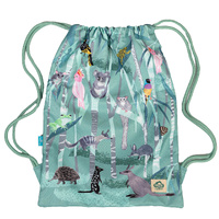 Spencil Big Drawstring Bag - Habitat Threatened Aussies