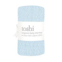 Toshi Organic Blanket Bowie Bluebird
