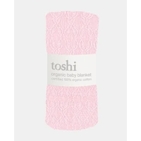 Toshi Organic Blanket Bowie Misty Rose