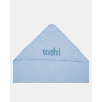 Toshi Hooded Baby Bath Towel Yummy - Bluebell