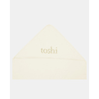 Toshi Hooded Baby Bath Towel Yummy - Cream