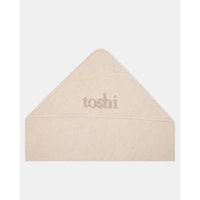 Toshi Hooded Baby Bath Towel Yummy - Oatmeal