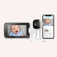 Oricom Nursery Pal 4.3" Smart HD Baby Monitor with Night Light OBH430