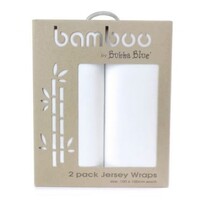 Bubba Blue Bamboo Jersey Wraps 2pk White 80991