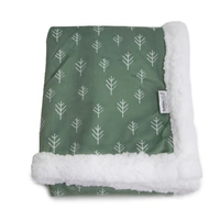 Bubba Blue Reversible Cuddle Blanket Avocado/Forest