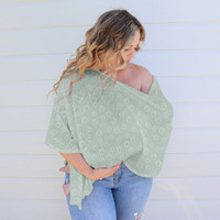 Bubba Blue Air+ Mesh Nursing Scarf Avocado/Forest 13347