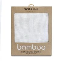 Bubba Blue Bamboo Cellular Cot Blanket 17055