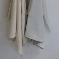 Bubba Blue 2pk Velour Cuddle Blankets Grey/Sand 17482