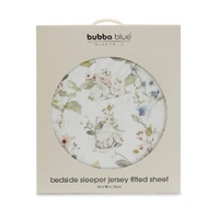 Bubba Blue Jersey Bedside Sleeper Fitted Sheet Sleeping Bunny 118038