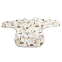 Bubba Blue Long Sleeve Feeding Smock Aussie Animals 118571
