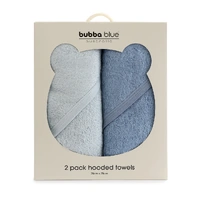 Bubba Blue Bubba Sundae 2pk Hooded Towels - Blueberry 19028