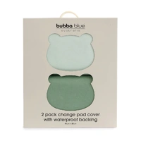 Bubba Blue Bubba Sundae 2pk Waterproof Change Pad Covers - Greentea 19110