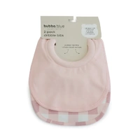 Bubba Blue Sundae 2pk Dribble Bibs - Cupcake 19240