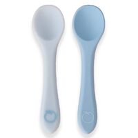 Plum Silicone Spoon Set 2pk Powder Blue 6m+