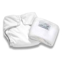 Pea Pods Reusable Nappy ONE Size White OSW