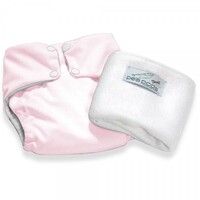 Pea Pods Reusable Nappy ONE Size Pastel Pink PSPP