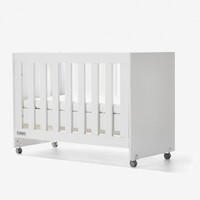 Tasman Eco Eden Cot + Foam Mattress - White