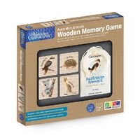 Australian Geographic Wooden Memory Game - Australian Animals