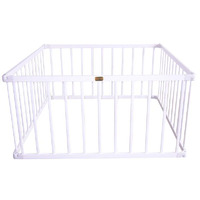 Tikk Tokk Little Boss Wooden Playpen - Square, White LBPP01N-3.WHITE