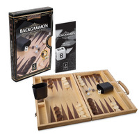 Smart Brain Backgammon Game with Folding Timber Board SB-1125
