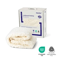 Babyrest Lambswool Underlay - Portacot 104 x 71cm AL13