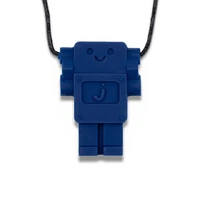 Jellystone Designs Robo Chew Pendant School Blue RSB