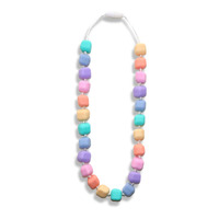 Jellystone Designs Princess and the Pea Beaded Necklace - Pastel Rainbow PPPR