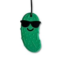 Jellystone Designs Silicone Pickle Chew Pendant - Chill Green PPCG