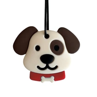 Jellystone Designs Silicone Puppy Chew Pendant - Red PPR