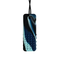 Jellystone Designs Block Chew Pendant Blue BPMC