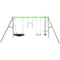 Lynx Four Station Swing Set