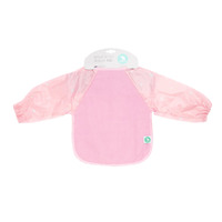 All4Ella Waterproof Sleeve Bib Star Pink **