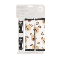 All4Ella Reversible Harness Covers & Pram Pegs - Puppies