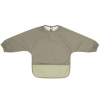 All4Ella Recycled Long Sleeve Bib - Sage RLB1