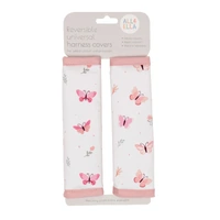 All4Ella Reversible Harness Covers - Sweet Butterfly HC2