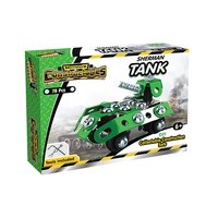 Construct IT Miniature Constructables - Sherman Tank 78pcs 10267