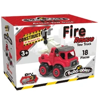 Construct IT Build-ables - Fire Rescue Tow Truck 19925