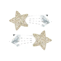 Pink Poppy Christmas Metallic Shooting Star Hairclips