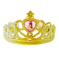 Pink Poppy Disney Princess Belle Heart Gemstone & Glitter Crown