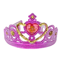 Pink Poppy Disney Aurora Heart Gemstone & Glitter Crown