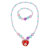 Pink Poppy Disney Princess Ariel Necklace & Bracelet Set