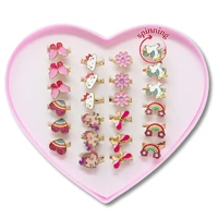 Pink Poppy Fidget Rainbow Fantasy Sparkle Fashion Ring Assorted; One Supplied RRG031